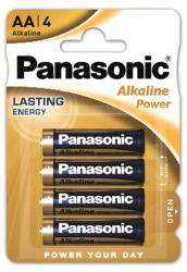 Panasonic Elem, AA ceruza, 4 db, PANASONIC "Alkaline power (PEBAA4) - kecskemetirodaszer