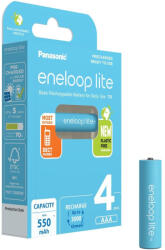 Panasonic HR03 AAA 4LCCE/4BE ENELOOP LITE N, 550 mAh (Blistr 4db) (4LCCE/4BE)