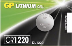 GP Batteries lithium gombelem CR1220 1db/bliszter (B1520-1)