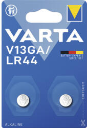 VARTA Baterii buton Varta V13GA 1, 5V 125mAh, pachet 2 bucăți (4276101402) Baterii de unica folosinta