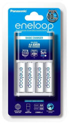 Panasonic Eneloop Basic Akkutöltő + 4db 1900mAh AA (600min)