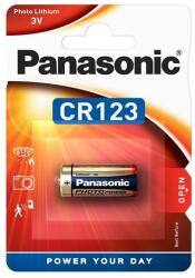 Panasonic fotóelem (CR123A, 3V, lítium) 1db/csomag (CR123AL-1BP)