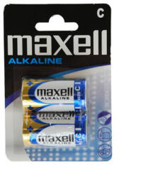 Maxell Elem Baby LR14 alkaline 2 db/csomag, Maxell - delfinbuvar