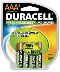 Duracell Újratölthető AAA Mikro Ceruza Elem - 800 mAh, 4 db