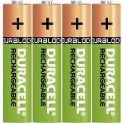 Duracell Mikroceruza akku AAA NiMH, 1, 2V 800 mAh, 4 db, Duracell HR3, HR03, UO100557, DC2400, DC2400B4N, LR03