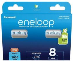 Panasonic Panasonic Eneloop BK-3MCDE/8BE AA 2000mAh ceruza akku 8db/csomag (BK3MCDE-8BE) (BK3MCDE-8BE) - firstshop