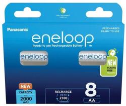 Panasonic Panasonic Eneloop BK-3MCDE/8BE AA 2000mAh ceruza akku 8db/csomag (BK3MCDE-8BE) - mystock