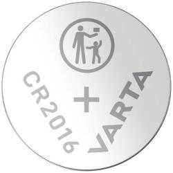 VARTA CR2016 lítium gombelem, 3 V, 90 mA, Varta BR2016, DL2016, ECR2016, KCR2016, KL2016, KECR2016, LM2016