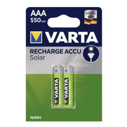 VARTA 56733 akkumulátor AAA, NiMH akkumulátor, mini ceruza, 550 mAh kapacitás, 2db/csomag (56733) - mi-one
