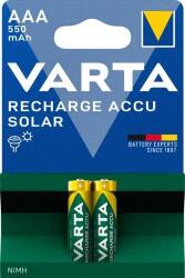 VARTA Acumulatori SOLAR R3 AAA Ni-MH 550mAh 1.2V 2buc/blister Varta 56733 (56733) Baterii de unica folosinta