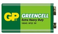 GP Batteries 6F22 GP1604G-S1 Greencell 9V elem fóliás