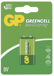 GP Batteries Greencell elem 9V 1db/bliszter (B1251) - mi-one