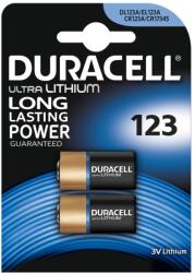 Duracell Long Lasting Power CR123A 2db elem (DURACELL foto 123 Ultra M3 B2)