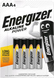 Elem, AAA mikro, 4 db, ENERGIZER "Alkaline Power (EEAAA4AP)