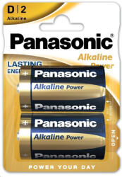 Panasonic Alkaline Power Alkaline Power LR20APB / 2BP D 1, 5V (buborékfólia 2db) (5020,10)