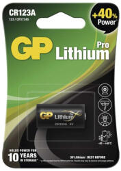 GP Batteries Lítium elem CR123A 1db/bliszter (B1501) - mi-one