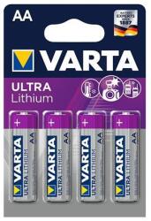 VARTA Elem, AA ceruza, 4 db, lítium, Ultra Lithium (6106301404)