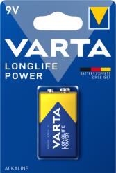VARTA Elem 9V 6LR61 Longlife Power 1 db/csomag, Varta (4922121411) - web24