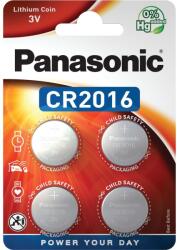 Panasonic CR2016 3V lítium gombelem 4db/csomag (CR-2016EL/4B)