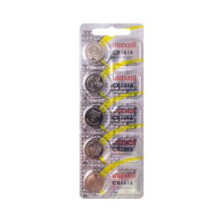 Somogyi Elektronic Maxell CR1616 gombelem, lítium, 3V, 5 db/csomag, Maxell_CR1616 (Maxell_CR1616)