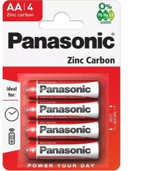 Panasonic Zinc RED féltartós Ceruza elem AA (R06) B4 - lumino