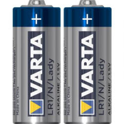 VARTA Lady elem N, alkáli mangán, 1, 5V, 850 mAh, 2 db, Varta High Energy N, LR1, LR01, E90, LR1-N, LR1/E90, 4001, AM5, KN