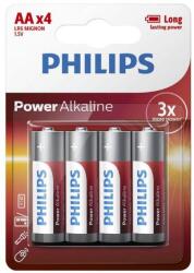 Philips Baterii Philips Power Alkaline AA 4-blister (PH-LR6P4B/10) Baterii de unica folosinta