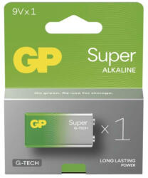 GP Batteries Super Alkáli elem 9V 1db (B01511) - mi-one