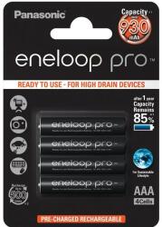 Panasonic Acumulatori Panasonic Eneloop Pro AAA, 930mAh, 4 bucati (BK-4HCDE/4CP)