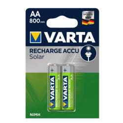 VARTA 56736 akkumulátor AA, NiMH akkumulátor, ceruza, 800 mAh kapacitás, 2 db/csomag (56736) - scom