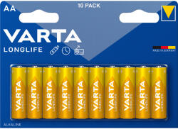 VARTA Elem AA ceruza LR06 Longlife 10 db/csomag, Varta (4106101461)