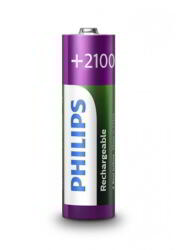 Philips R6B4A210/10 Nikkel-fémhidrid AA Akkumulátor - 2100 mAh, 4 db
