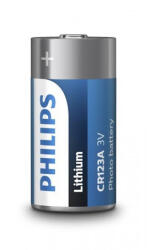 Philips CR123A/01B elem lítium 3.0v 1-bliszter (CR123A01B)
