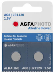 AgfaPhoto Alkáli gombelem AG8 LR55, 2 db (APAG8B10)
