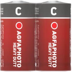 AgfaPhoto Heavy Duty féltartós baby elem C SHRINK S2, 2 db (APFCS)