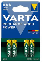 VARTA Elem tölthető akku AAA mikro 1000 mAH Power 4 db/csomag, Varta (5703301404) - iroszer24