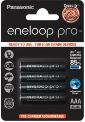 Sanyo/Panasonic Eneloop PRO AAA 930mAh akku 4db