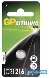 GP Batteries GP CR1216 lítium gombelem 1db/bliszter (B15651) - bevachip