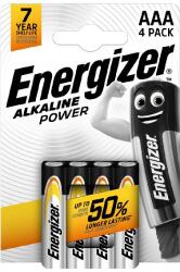 Energizer Elem mikro ENERGIZER "AlkalinePower" AAA 4 darabos (NZAP6O02) - vectraline