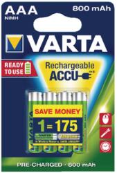 VARTA - Akkumulátor AAA mikro 800mAh | 4db/cs - 56703101404 (56703101404)