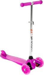 VEGATOYS Háromkerekű világító roller, rózsaszín (YW-MINI-881-RO) (YW-MINI-881-RO)