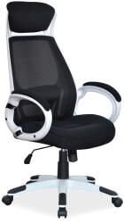SIGNAL MEBLE Q-409 Ergonomikus Hálós Forgószék Fekete TILT Mechanikával (SIG-OBRQ409CB)