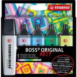 STABILO BOSS ORIGINAL ARTY hideg színek 5 db/csomag szövegkielemő készlet (STABILO_70/5-02-2-20) (STABILO_70/5-02-2-20)