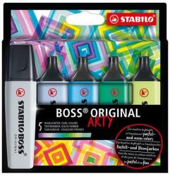 STABILO Boss Original Arty Szövegkiemelő Készlet - 2-5 mm, 5 Hideg Szín (70/5-02-2-20)