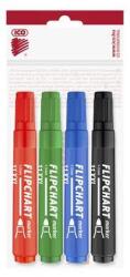 ICO Artip 11 XXL Flipchart Marker Készlet - 1-3 mm, Kúpos, 4 Különböző Szín (9580069004)