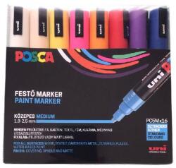 uni Filctoll UNI Posca PC-5M 16 darabos (2UPC5M16DB) - fotoland