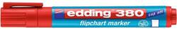 edding Flipchart marker, 1, 5-3 mm, kúpos, EDDING "380", piros (TED380P) - jatekotthon