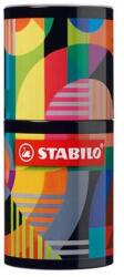 STABILO Pen 68 Arty Rostirón Készlet - Hengeres Fém Doboz, 1 mm, 45 Különböző Szín (68/45-2-20)
