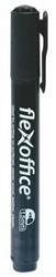 FlexOffice Alkoholos marker, 1, 5 mm, kúpos, FLEXOFFICE "PM03", fekete (fopm03fk) - irodaszer