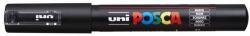 uni Dekormarker, 0, 7 mm, UNI "Posca PC-1MR", fekete (tupc1mrf) - irodaszer
